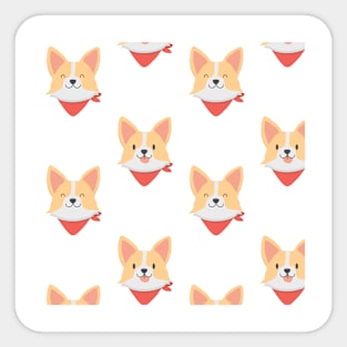 Cool Corgi Sticker